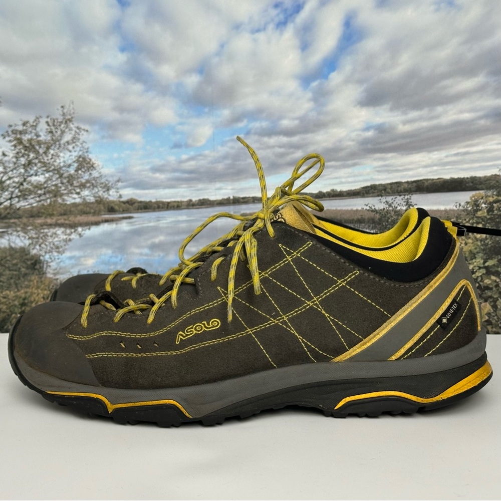 ASOLO Nucleon GV Hiking Shoe - Gray / Yellow
